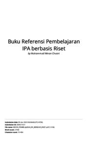 Pembelajaran IPA Berbasis Riset - Digital Library UIN Sunan Gunung ...